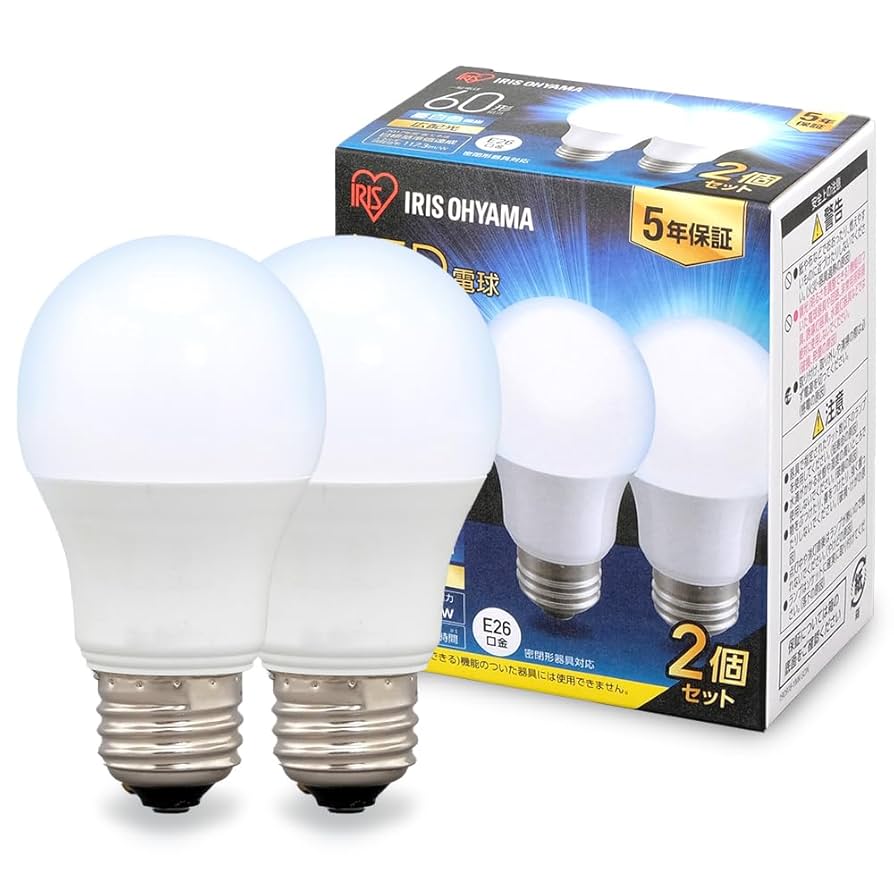 アイリスオーヤマ LED電球 IRIS OHYAMA 電球 LED E26 40W 10個セット 40形 LED電球 広配光